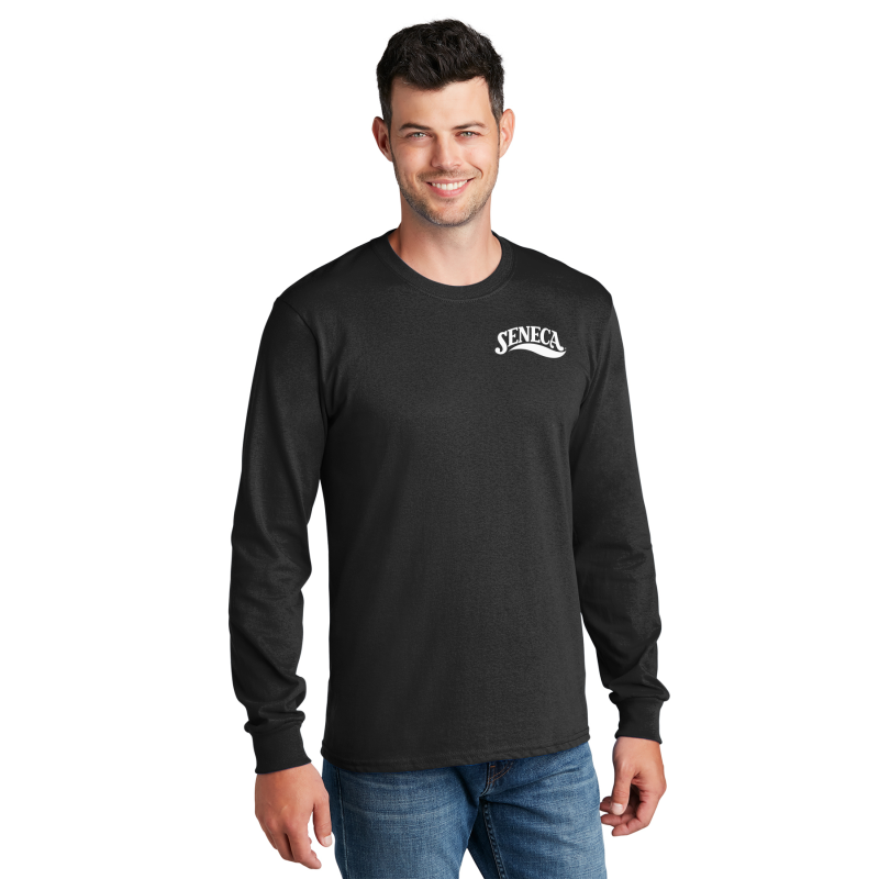 PC54LS Port & Company® Long Sleeve Core Cotton Tee; LEFT CHEST LOGO PC54LS Port & Company® Long Sleeve Core Cotton Tee; LEFT CHEST LOGO
