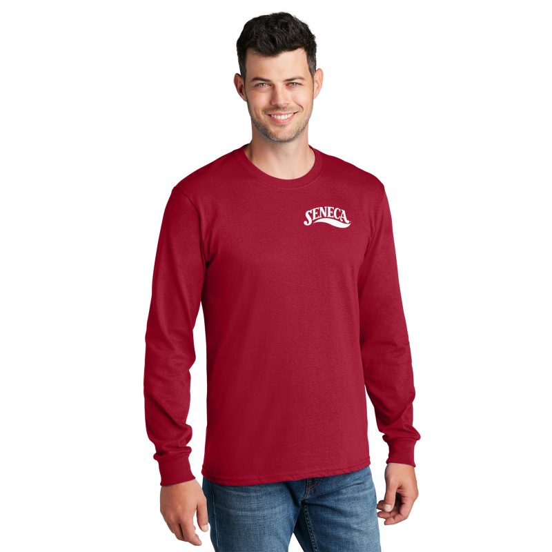 PC54LS Port & Company® Long Sleeve Core Cotton Tee; LEFT CHEST LOGO PC54LS Port & Company® Long Sleeve Core Cotton Tee; LEFT CHEST LOGO
