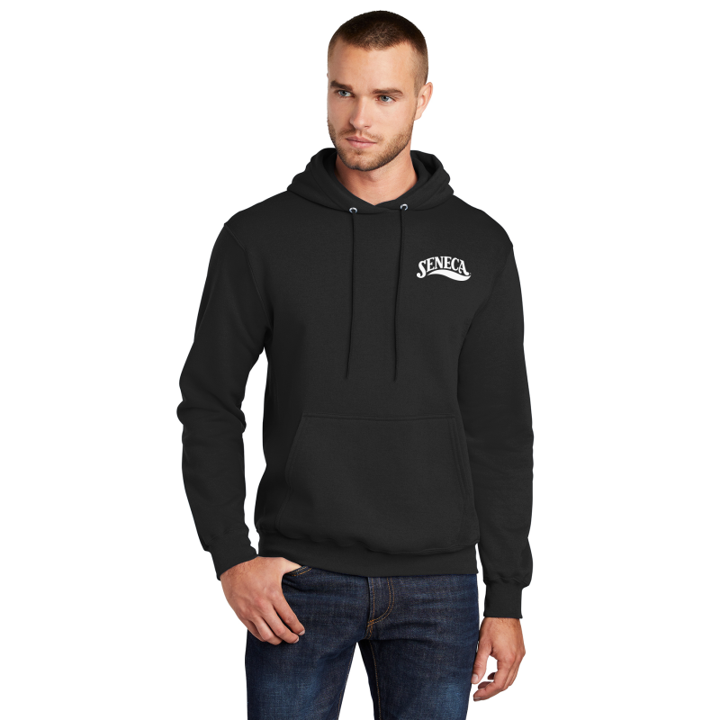   PC78H Port & Company® Core Fleece Pullover Hooded Sweatshirt; LEFT CHEST LOGO