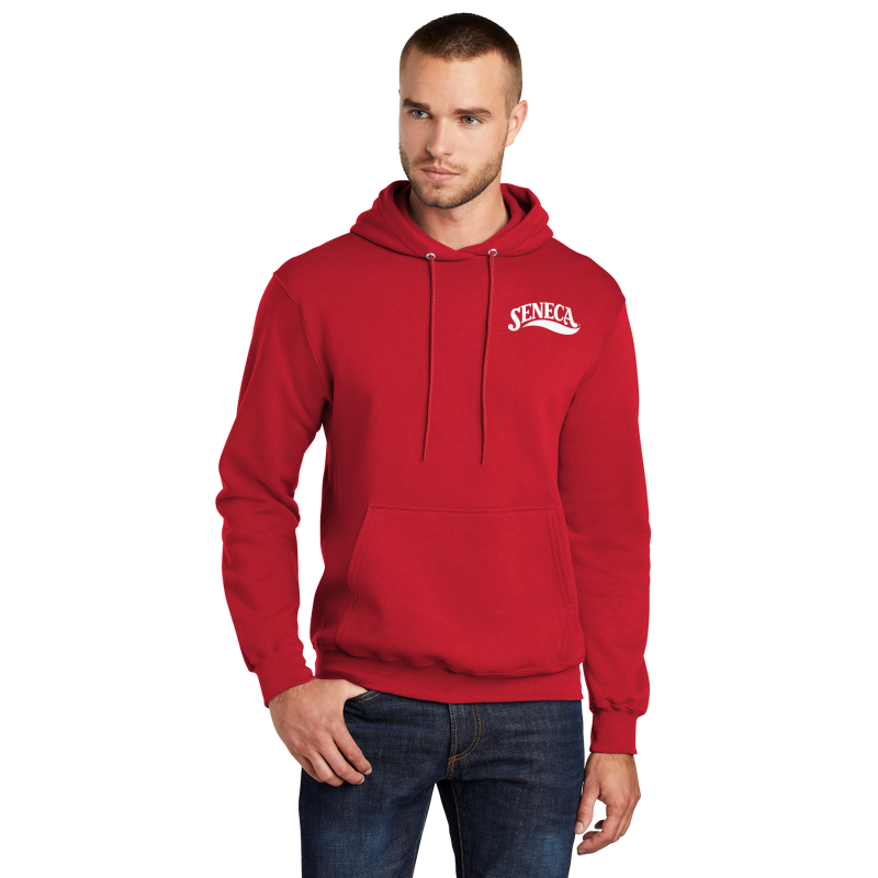   PC78H Port & Company® Core Fleece Pullover Hooded Sweatshirt; LEFT CHEST LOGO